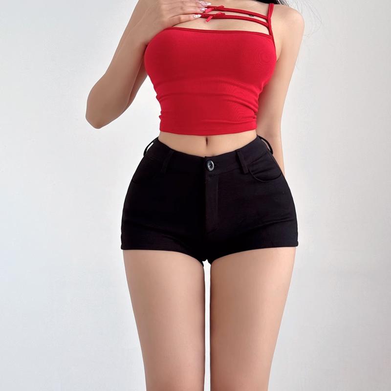 Quần Đùi Nữ Cạp Trễ PINKSTORE29 Kiểu Ôm Tôn Dáng Q129 2