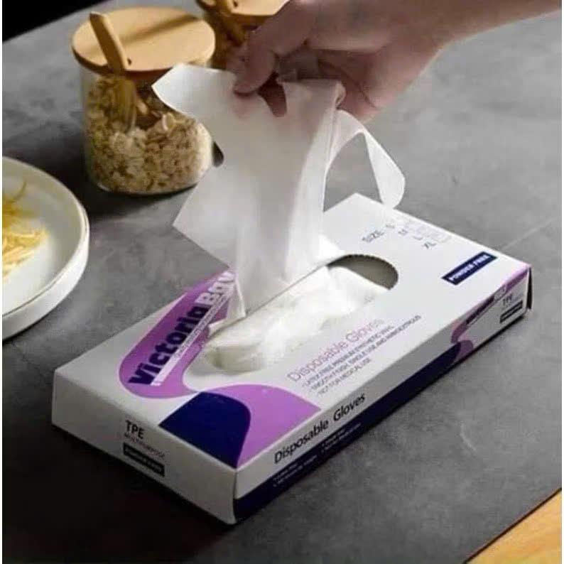 Hộp 100c Găng Tay Nấu Ăn Siêu Dai, Chất Liệu Không Mùi, Găng Tay Siêu Dai 6