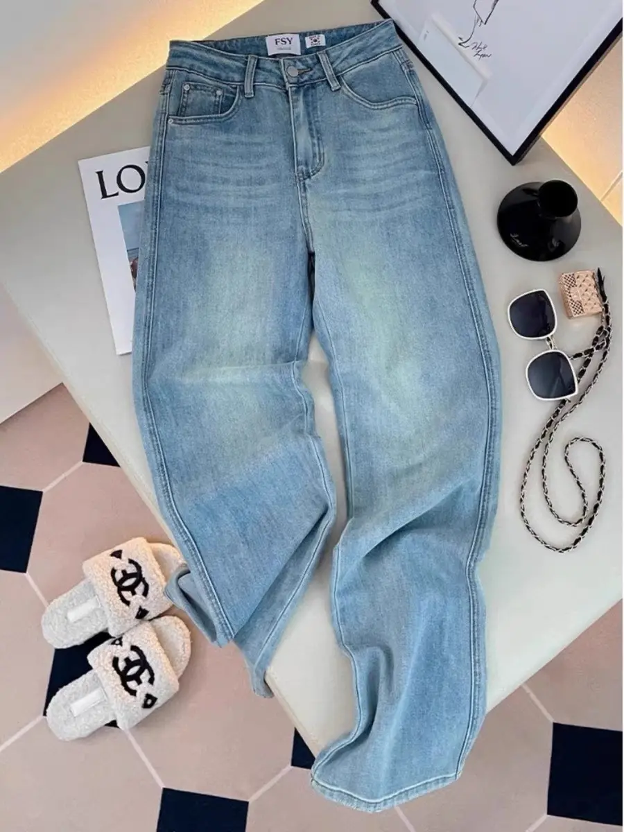 [M18]QUẦN BÒ XUÔNG ỐNG RỘNG SUCHIN'S JEANS M18