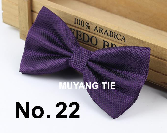 Product Introduction of $ Bow Tie Men's Polyester Jacquard Bow Tie Hidden Check Fine Texture Bow Tie Korean Style British Wedding Bow Tie 22