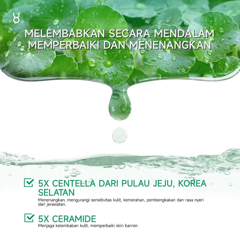 FOCALSKIN Calming Masker Pelembab Lasting Hydration Essence Sheet Mask 2