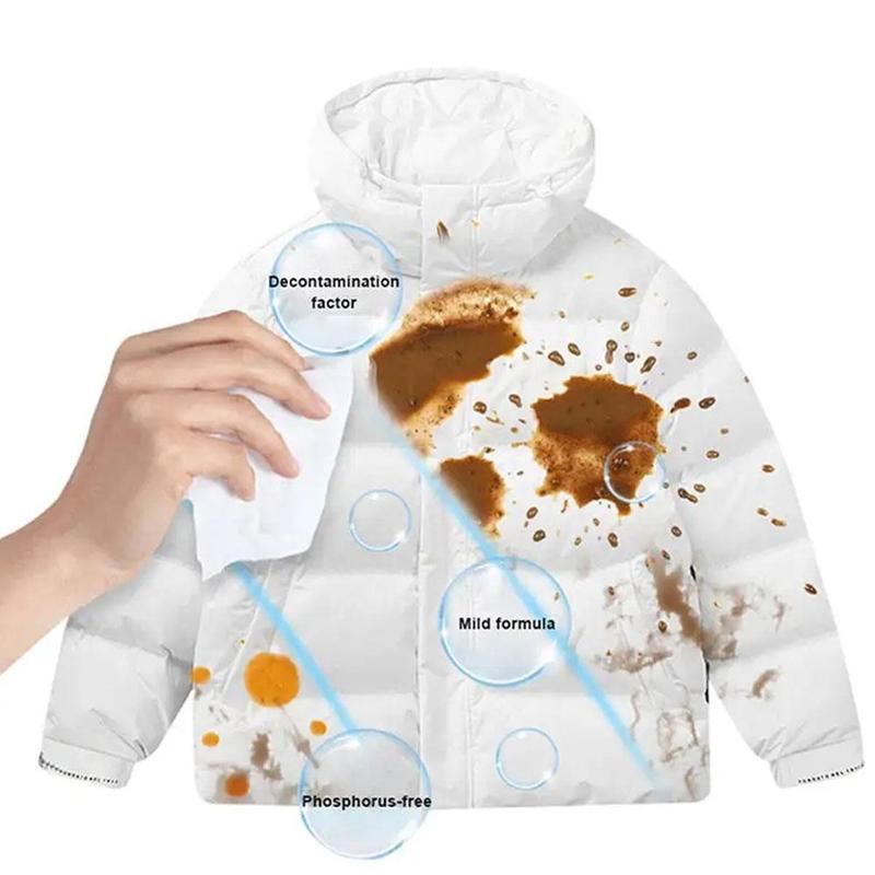 Product Introduction of 20pcs/bag Clothes Cleaning Wipes Down Jacket Stain Wet Wipes Removal Remover T8P2 30