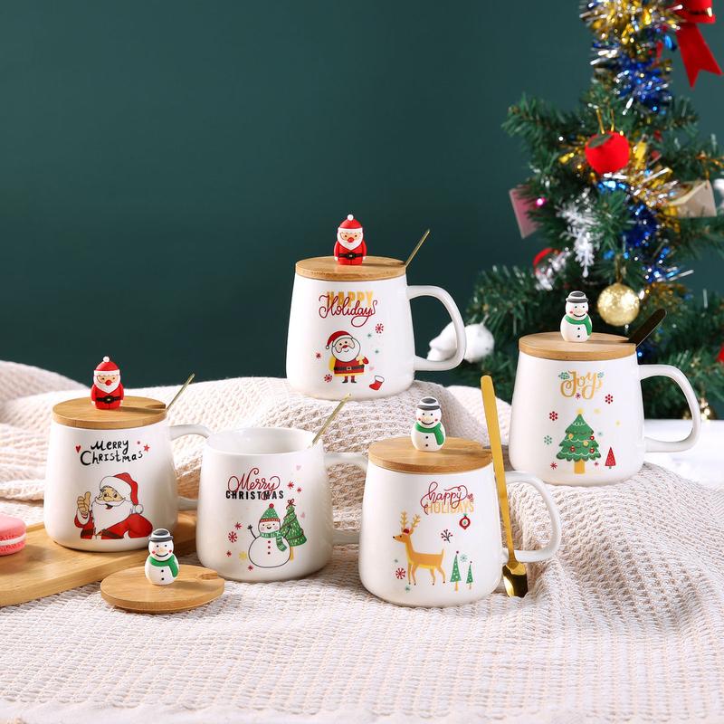 Product Introduction of Cốc Gốm, Thiết Kế Ông Già Noel Giáng Sinh, Hộp Quà Người Tuyết, Cốc Cây Thông Noel, Thích Hợp Làm Quà Tặng Cho Bạn Bè Và Bạn Gái 26