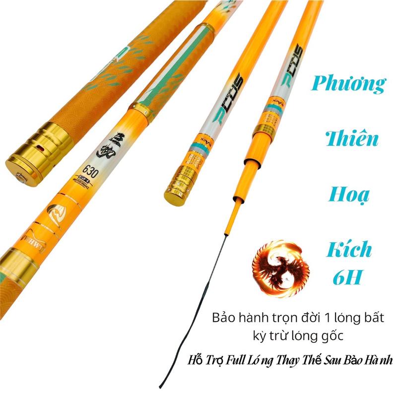  Cần Câu Tay Săn Hàng Phương Thiên Hoạ Kích 6H19 Tải Tĩnh 6kg5 Bảo Hành Trọn Đời Thay 1 Lóng Trong Miễn Phí Trừ Lóng Gốc Hỗ Trợ Full Lóng Thay Thế Sau Bảo Hành Fishing Bắt Cá Đi Câu Câu Cá Nam Đồng 