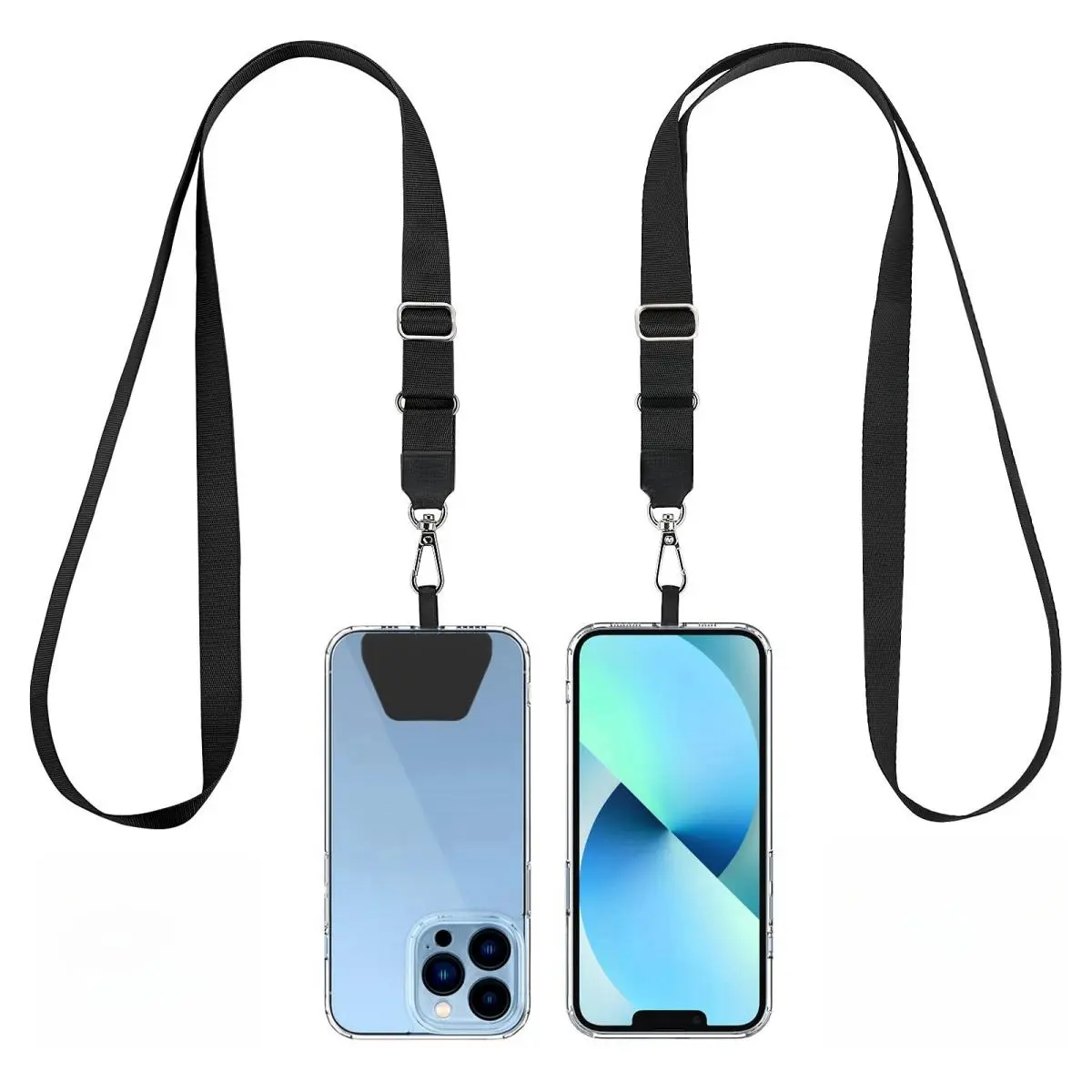 Phone Lanyard, Adjustable Phone Hanging Strap, Universal Phone Multi-functional Strap Compatible with Most Smart Phones