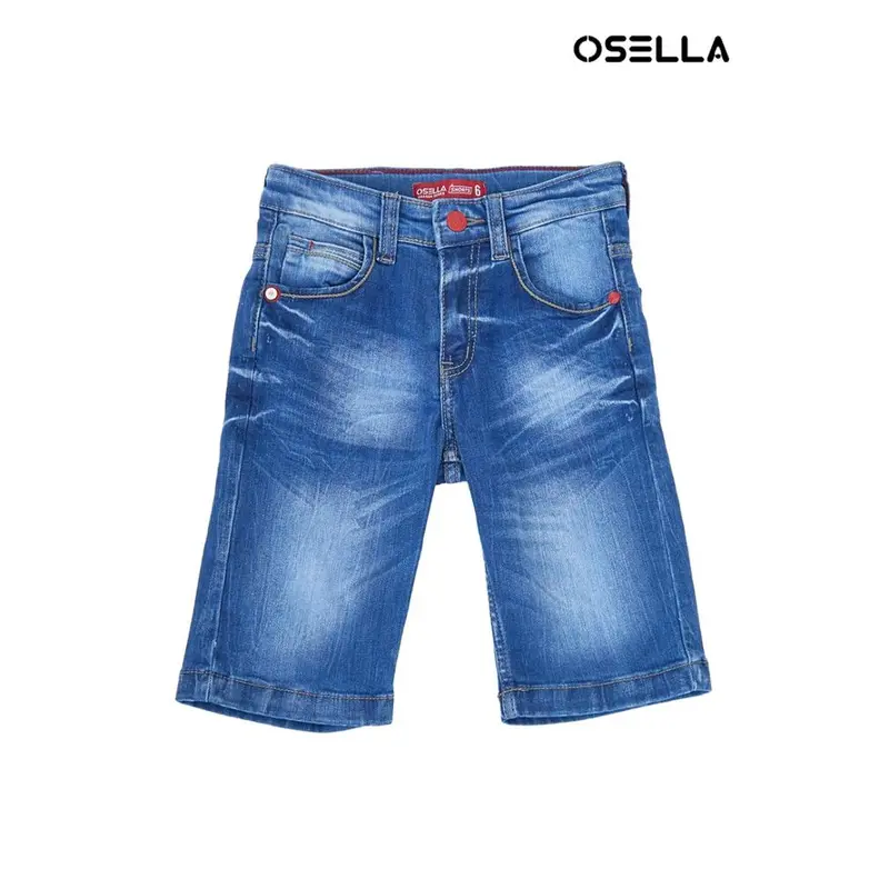 [NEW] Osella Kids Lunar Short Jeans In Dark Blue Medium Wash 22863002A | Celana Jeans Pendek Anak Laki-Laki 0