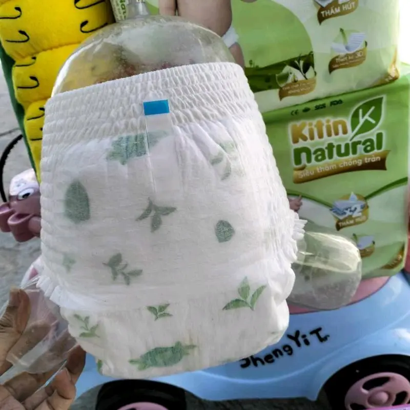 (Tích Điểm Đổi Xe) 1 Bịch Tã Bỉm Kitin Natural, đủ size Dán và Quần Cho Bé Voi Xe Đẩy 4