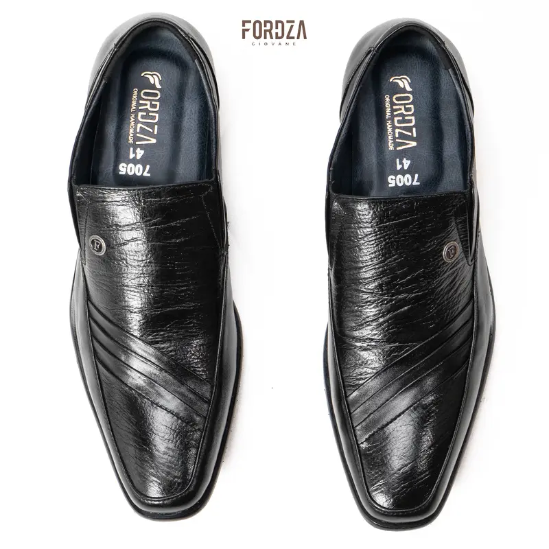 Sepatu Pantofel Pria Slip On Loafers Leather Sepatu Kerja Fordza F7005 5
