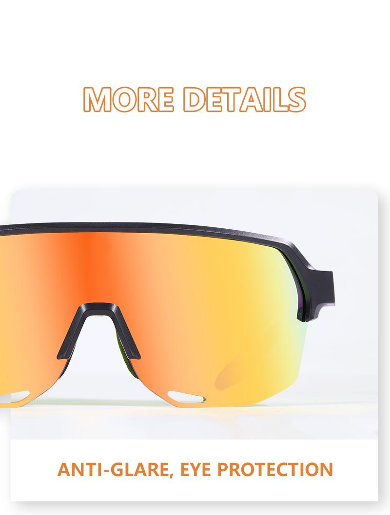 Product Introduction of SCVCN Fashion Kids Sports Glasses Anti-fall, Anti-slip, Anti-ultraviolet, Cycling, Skateboarding, Running, Baseball Sunglasses 9