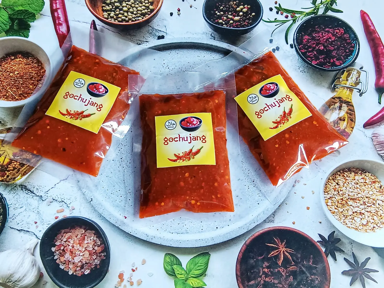 Saus Guchujang Pedas Saus Topokki Rabokki Saos Sauce