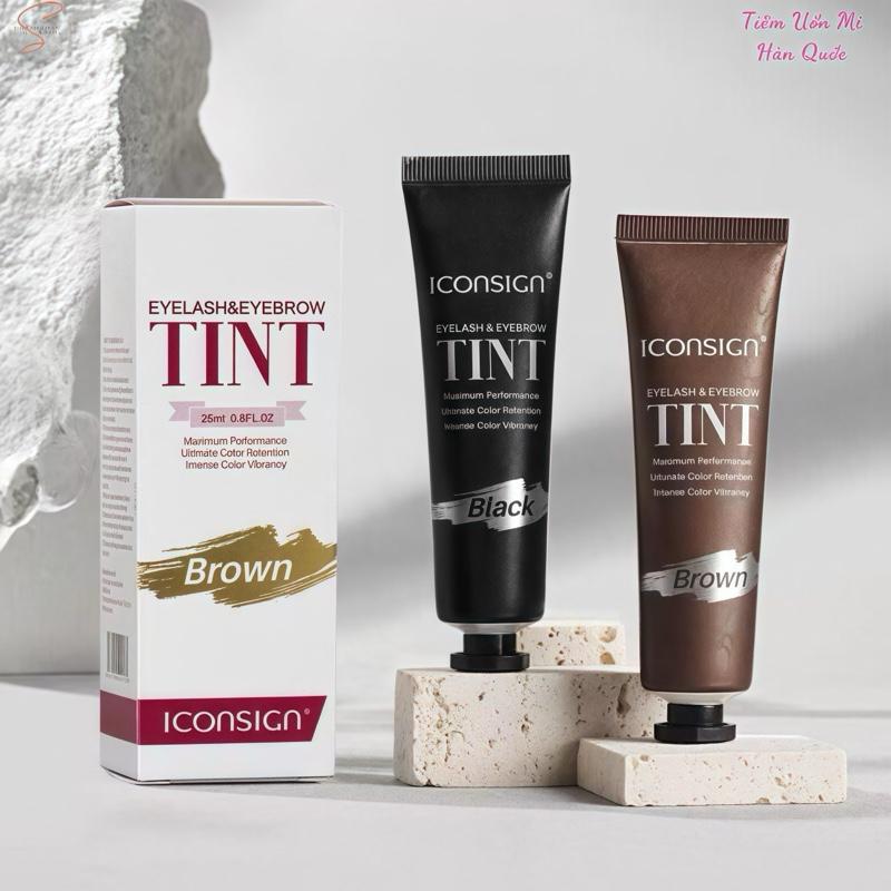 Nhuộm Đen Lông Mi Lông Mày Loại Pha Sãn - Thể tích 25ml Đã bao gồm dụng cụ cắt tỉa đi kèm