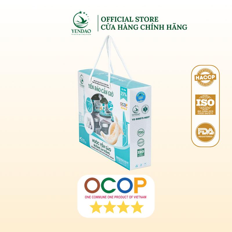 YẾN HŨ ĐƯỜNG ĂN KIÊNG - Hộp 6 Hũ - YẾN ĐẢO CẦN GIỜ ( Sản Phẩm Bán Chạy ) 2