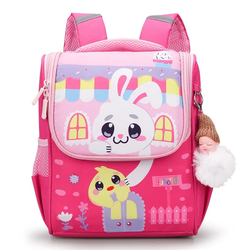 Tas Import Fashion Ransel Anak Unisek Motif 8342 dengan Bahan Kanvas PU 400 Gram 5