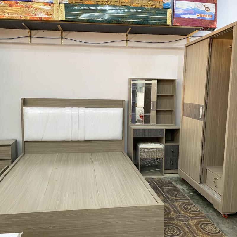 [Freeship HCM] Giường ngủ bọc nệm 2 hộc kéo MDF CPX-G09 3