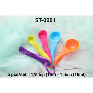 ST-0001 Sendok takar berbagain ukuran makan teh tbs tsp