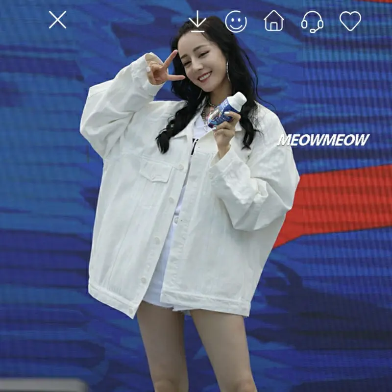 [vip] Áo khoác kaki unisex màu trắng Showbiz hàng độc cao cấp tại BB Jeans Màu trắng Menswear Nam 2