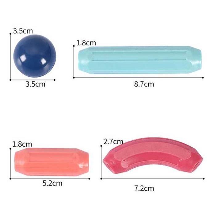 Product Introduction of Mainan Pendidikan Anak Magnetik Blok Bangunan Tongkat Set DIY Perakitan Mainan 11