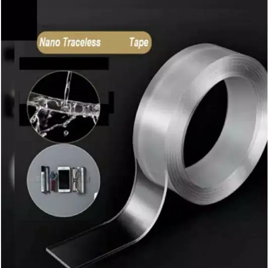 IJN  Nano Double Tape / Double Tape / Selotip Isolasi Bening Multifungsi Ketebalan 2MM 2