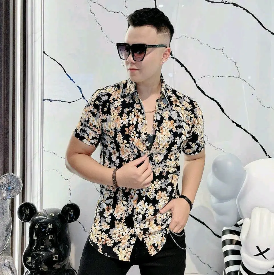 Áo sơ mi lụa,chất liệu mềm mịn,thoán mát
