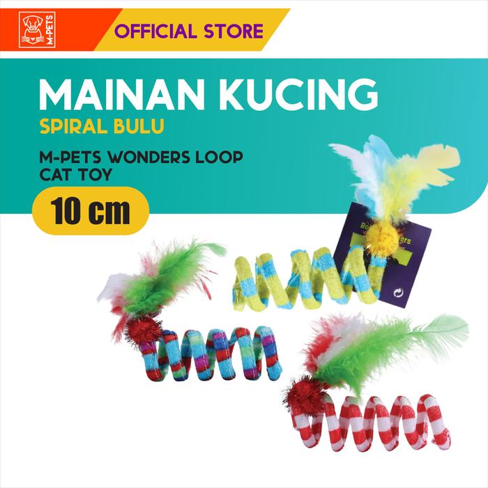 Gambar M-Pets Wonders Loop Cat Toy / Mainan Kucing Spiral Bulu dari M-Pets Volk Pets Indonesia Kota Tangerang Tokopedia