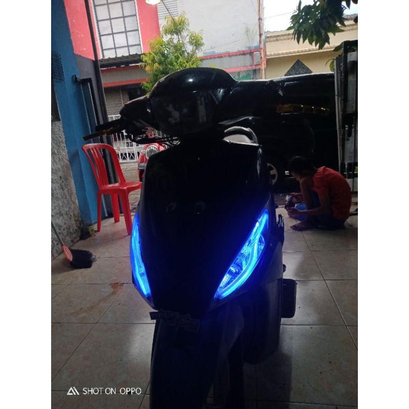 LAMPU ALIS MIO J MIO GT 1PASANG KANAN KIRI 30CM BONUS DEMON DEVIL EYES COD Motorcycle 2
