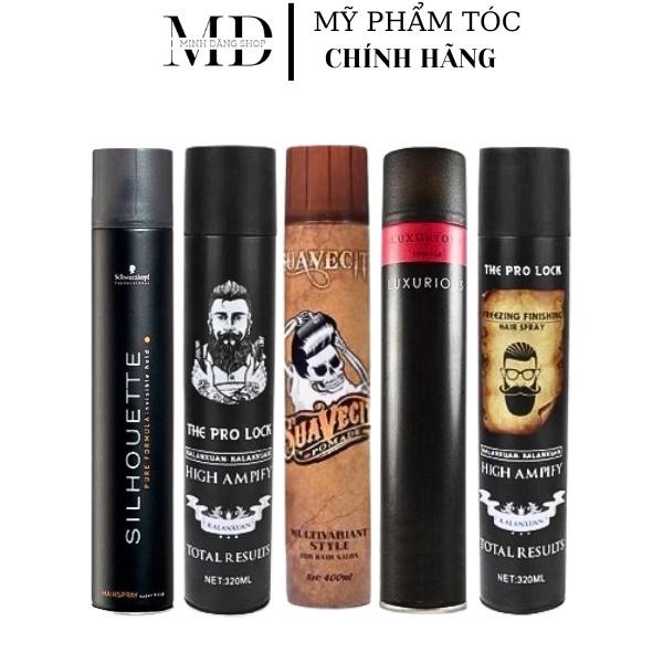COMBO 5 chai gôm xịt tóc nam nữ chăm sóc tóc tạo kiểu tóc giữ nếp tóc Dưỡng Tóc