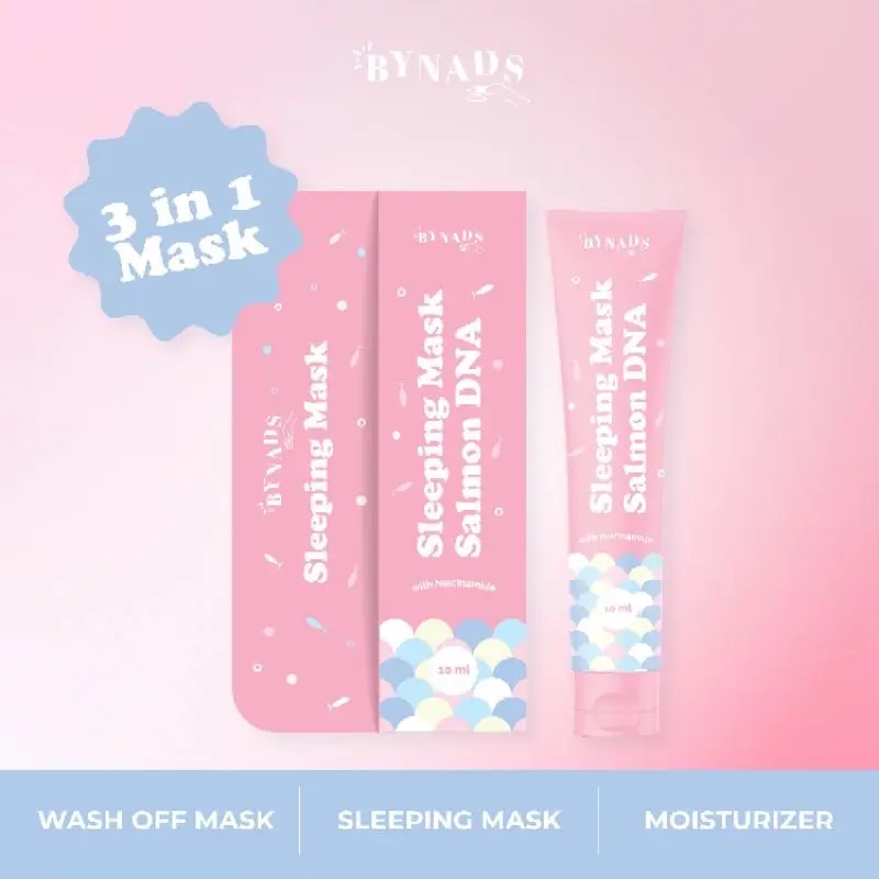 BYNADS SLEEPING MASK SALMON DNA 3IN1 BY BYNADS.ID 1