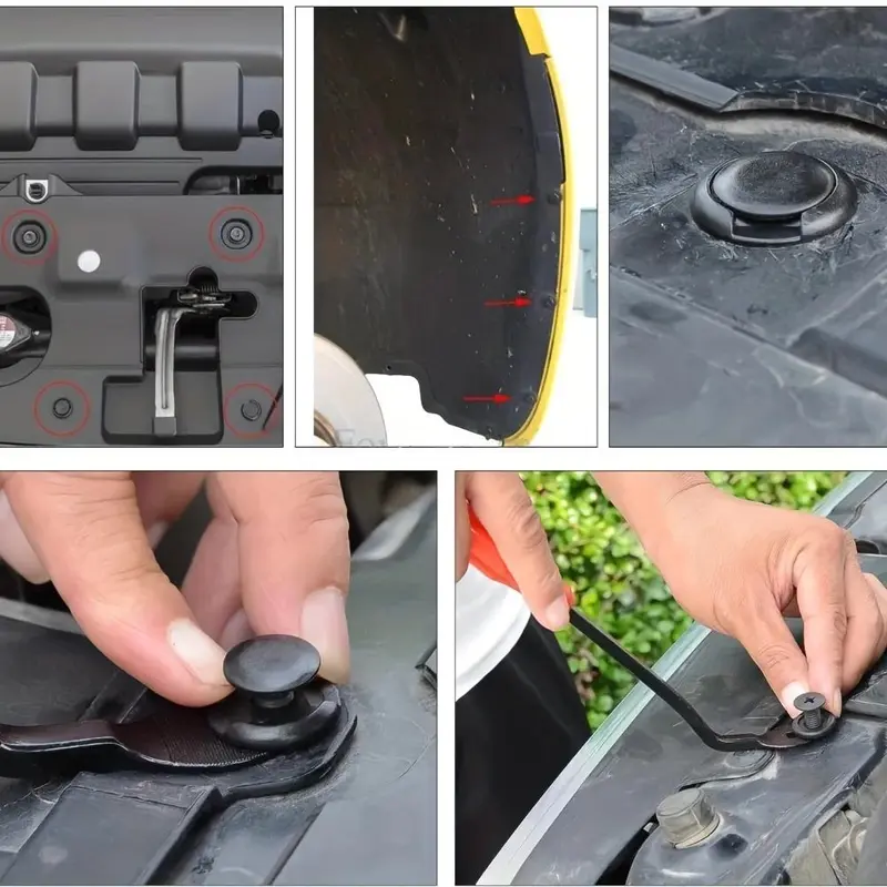 Car Clamp Kit, Automotive Fasteners, Durable Pins, Comprehensive Bumper Kit for Multiple Repairs, Car Repair Tools 5