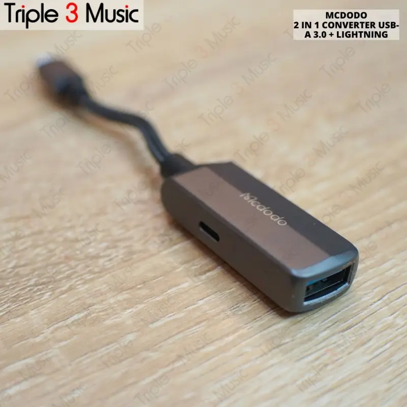 MCDODO CA-2690 CA2690 Lightning to USB 3.0 Female OTG audio data 3