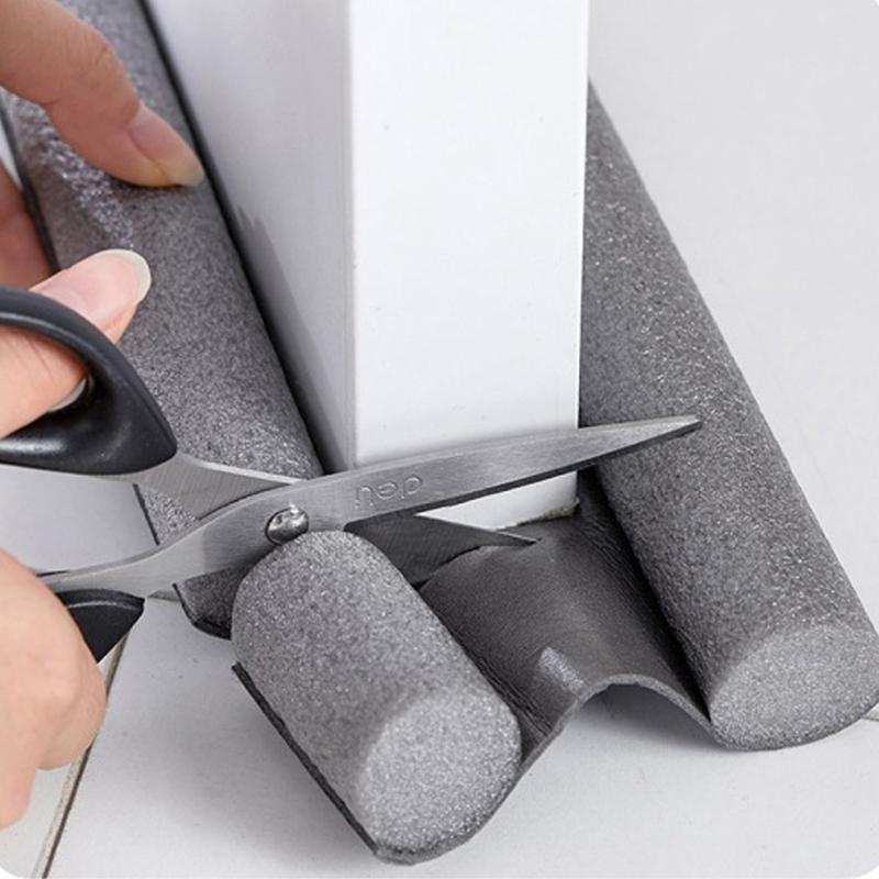 Thanh nẹp xốp chắn khe cửa chống ồn chống bụi, Nẹp cửa ngăn côn trùng cách nhiệt tiện ích gia đình an toàn cho bé