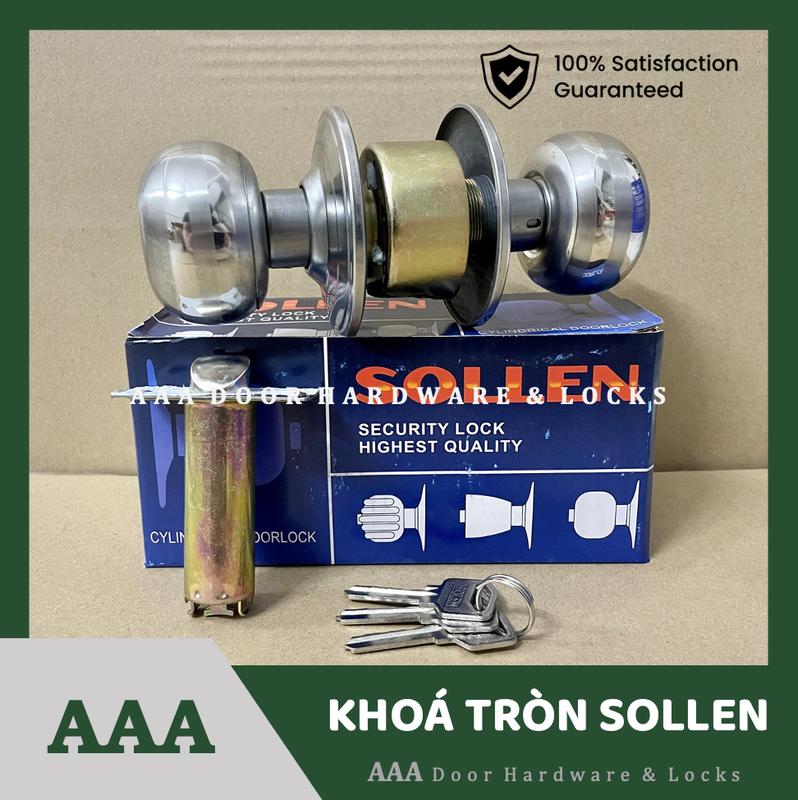 [SOLLEN] Khoá Tay Nắm Tròn SOLIEN - Ổ khoá tròn Solien loại tốt [Giá thanh lý]