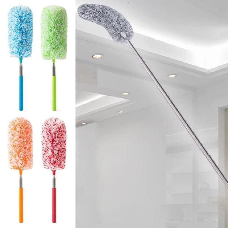 80cm Extendable Handle Microfiber Feather Duster Telescopic Magic Dust ...