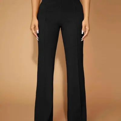 Selected Cute Black Dress Pants Outfit TikTok Shop