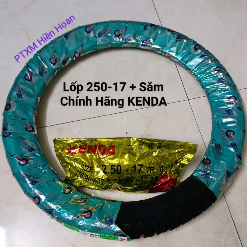 Lốp Chân Chó (Vỏ Leo Núi) Hiệu KENDA Đài Loan 250-17 (43P), 275-17 (41P) Lắp Xe Dream, Wave, Future, Sirius, Jupiter. Phụ Tùng, Phụ Kiện. Lốp gai địa hình 4