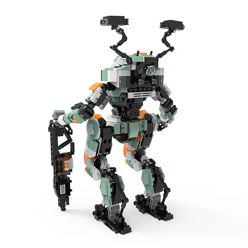 Khối Xây Dựng, MOC-68249 Titan Rơi Bt7274, Mô Hình Mecha Tiên Phong Biến Dạng Nhập Khẩu, Bộ Ghép Hình 6