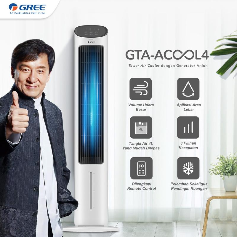 PROMO GREE Tower Fan Air Cooler Air Cooler GTA ACOOL4 Garansi Resmi 1 thn 1