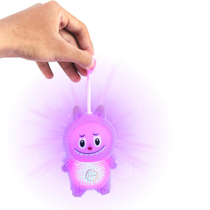 Product Introduction of MAINAN SQUISHY REMAS ANAK MENYALA MAINAN YOYO UBUR-UBUR LAMPU PUFFER BALL LABUBU 1