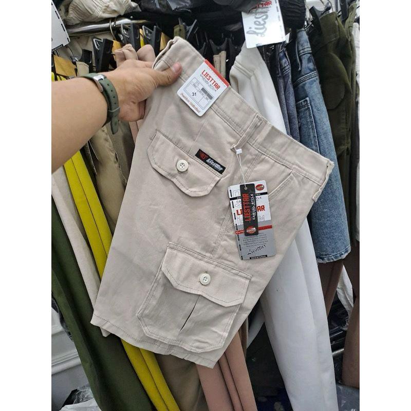 Celana Pendek Kargo Twill Tebal Melar Stanles Pria Distro Shorts Cargo Chino Santai 2