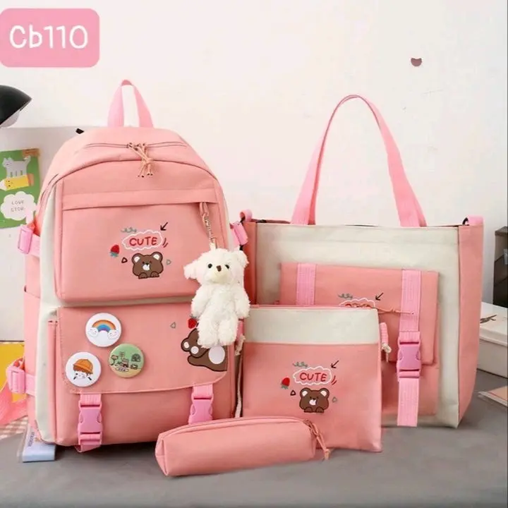 Combo Balo Học Sinh 4 Món