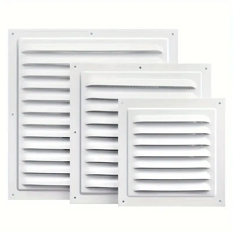 Aluminum Alloy Vent Cover, Metal-Louvered Wall Air Vent Grille for Exhaust and Ventilation, Vent Cover for Home, Office, Hotel, Restaurant 0