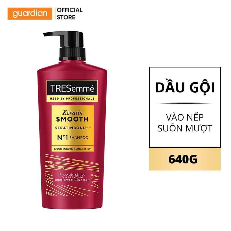 Dầu Gội TRESemmé Keratin Smooth Suôn Mượt Vào Nếp 640G | Guardian Store
