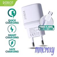 Gambar Robot RT-K9 Adapter Charger Dual Output With Kabel Micro USB 2.1A - ROBOT RT-K9 dari MMCROXY Kota Administrasi Jakarta Pusat 2 Tokopedia