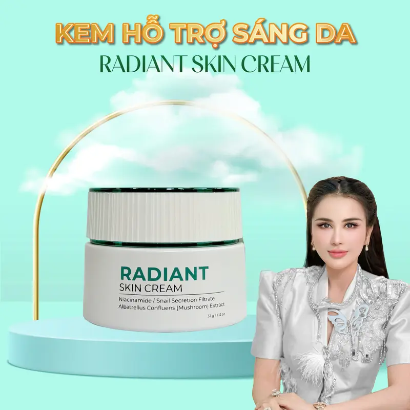 JT14 - Kem hỗ trợ sáng da Nhã Lê - Radiant Skin Cream - Dưỡng ẩm giúp da mềm mịn 1