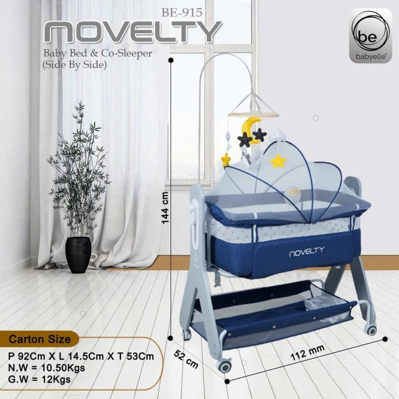 Baby Elle Box Bayi BabyElle Novelty BE 915 Baby Bed and Co Slepper / Babyelle il Sogno Box Bayi Bisa Ayun Otomatis 1