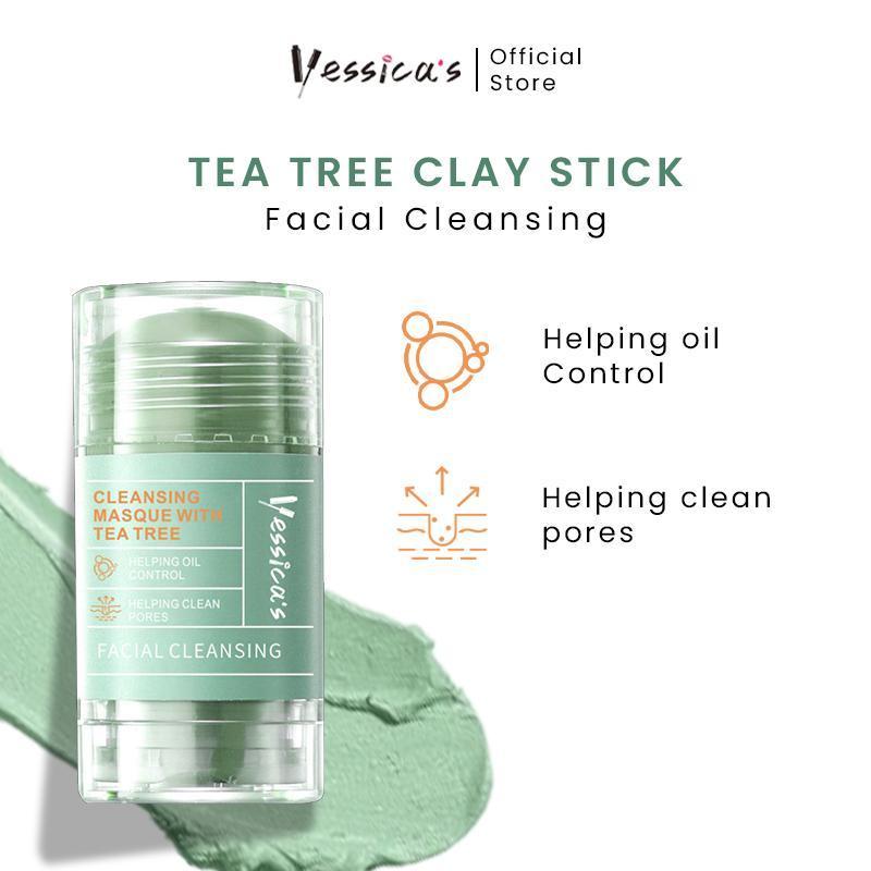 Product Introduction of FYC - Yessica's Tea Tree & Strawberry Anti Pores & Acne Clay Stick Mask 27