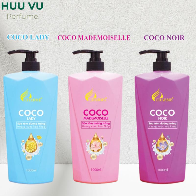 Sữa Tắm Charme Hương Nước Hoa Pháp COCO 1000ml Nữ Chăm Sóc Da Women