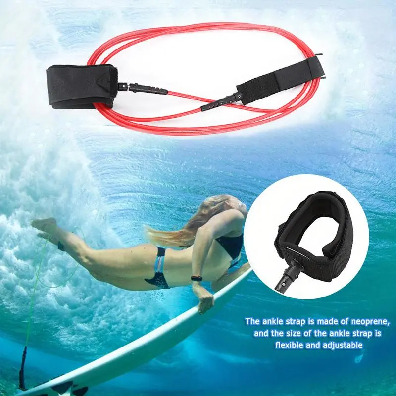 Professional Surfboard Foot Leash, Lightweight & Safe Surfboard Leash, Anti-slip Foot Leash, Water Sports Equipment for Surfing 3
