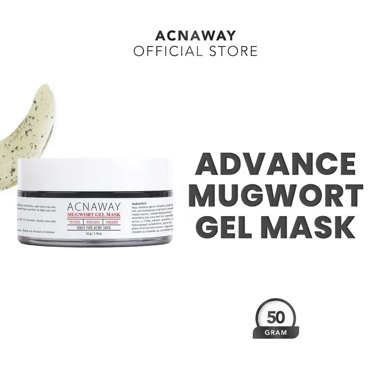 ACNAWAY Mugwort Gel Mask Anti Pores Masker Gel Masker Mugwort Wash off mask [BPOM] 1