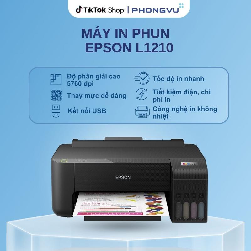 Máy in phun màu Epson L1210 - Bảo hành 24 tháng