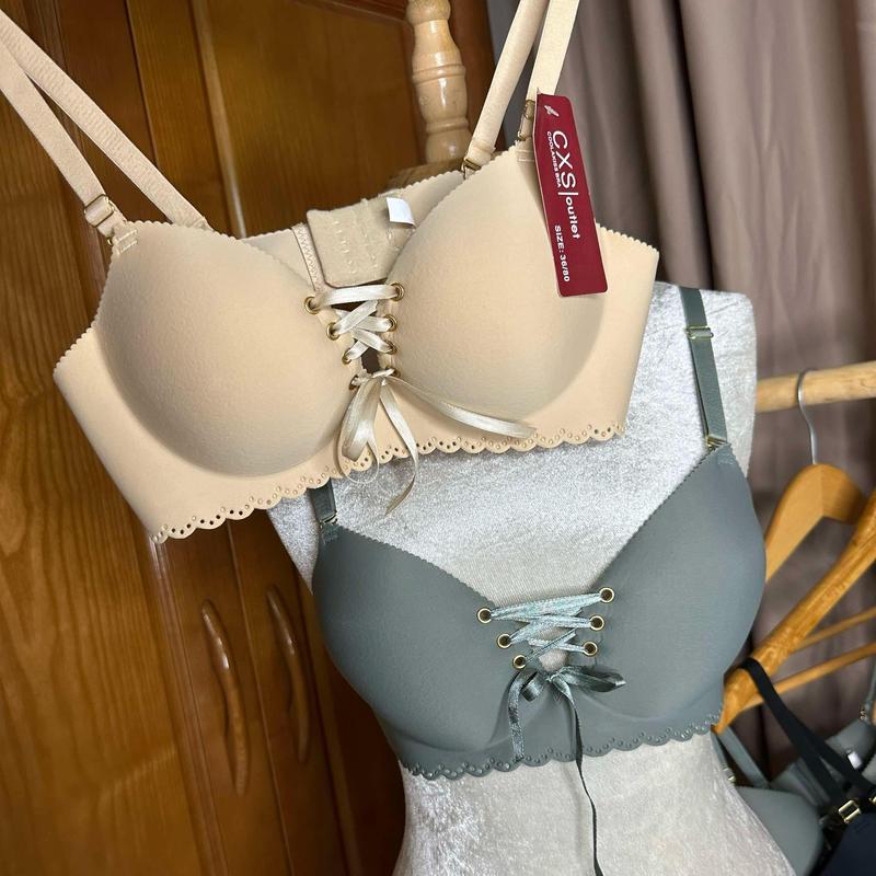 A03 -combo 3 Áo dây rút nâng vòng 1 mút dày 2,5cm đệm bàn tay đẹp, áo không gọng Nữ Nhung Women Voi Kem Bra